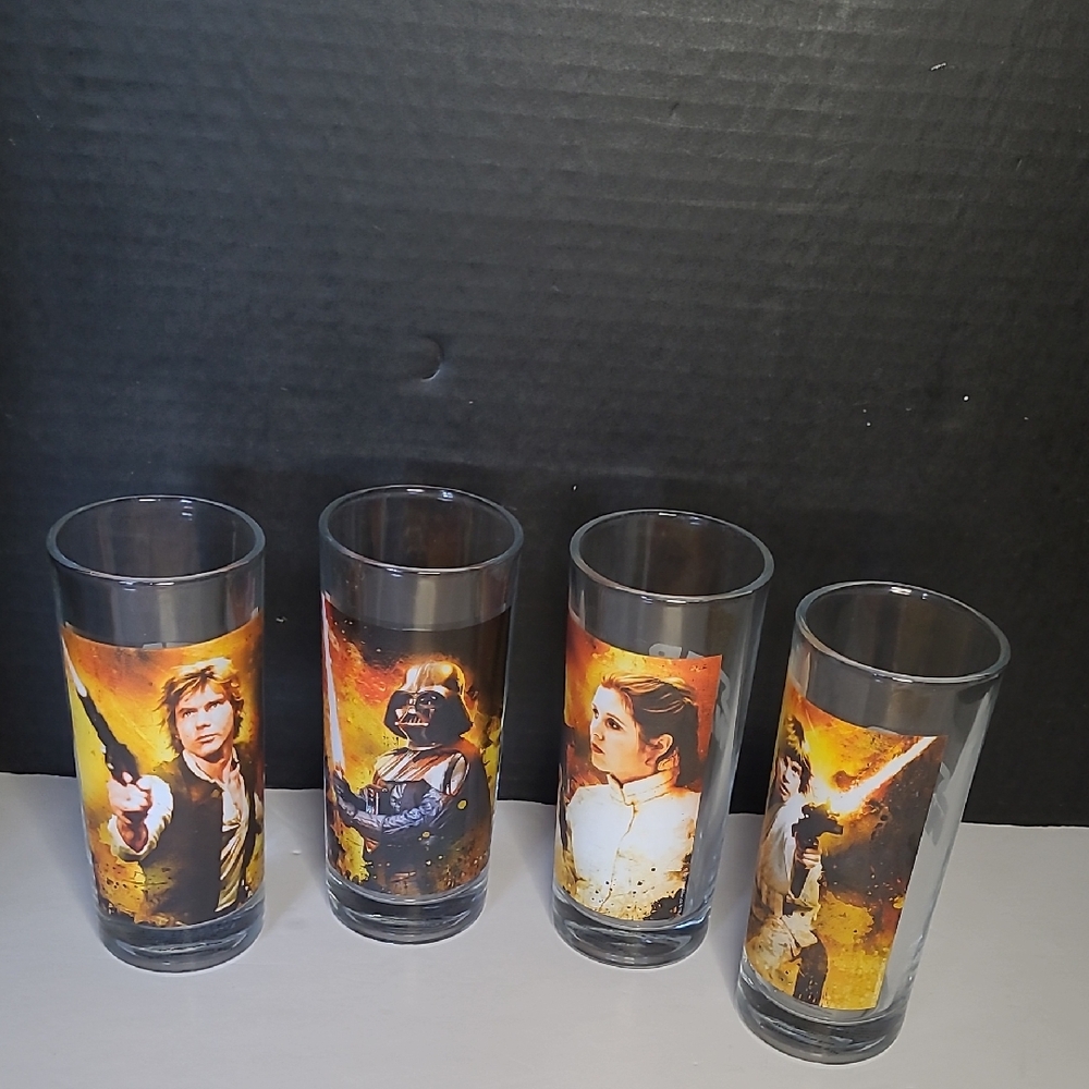 Star Wars Character Glass Set 2011 Set Of 4